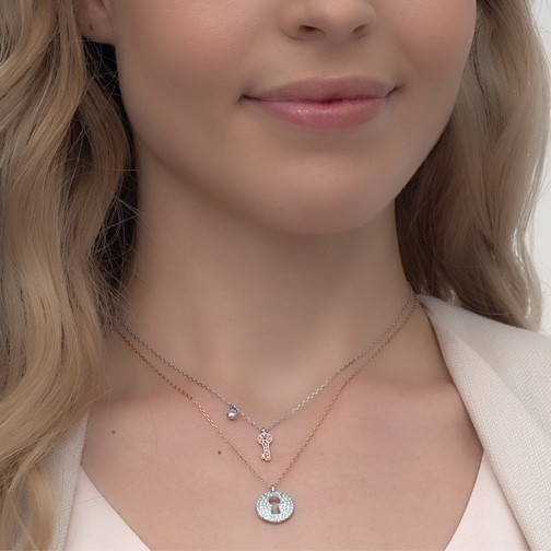 【情人节送礼佳品】5折！Swarovski 施华洛世奇 钥匙项链套装