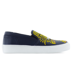 Kenzo EMBROIDERED TIGER LEATHER SLIP ONS 女款虎头*一脚蹬