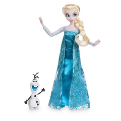 Disney 迪士尼《冰雪奇缘》艾尔莎&雪宝玩偶组 30cm