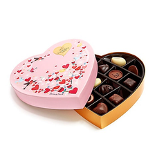 【情人节精选】Godiva 歌帝梵 粉色心形巧克力礼盒 14块