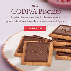 【上新】Godiva 歌帝梵美国官网：饼干、曲奇专场
