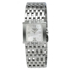 【今日特价】Tissot 天梭表 T-Lady 系列 T02.1.581.74 女士珍珠母钻石手表