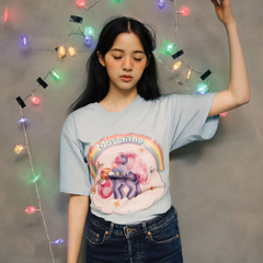 MOSCHINO My Little Pony print oversized t-shirt T恤衫