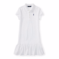 【白菜！】Ralph Lauren 拉夫劳伦 女童款（7-16岁）大马标棉质 Polo 裙