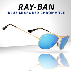 Ray Ban 雷朋 Chromance 系列 RB3562 男士蓝色偏光太阳镜