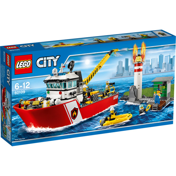 凑单包邮 Lego 乐高city 城市系列消防船 39 约363元