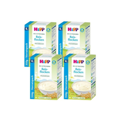 【立减5欧+免邮中国】Hipp 喜宝 有机纯大米免敏米粉 4个月+ 350g*4盒