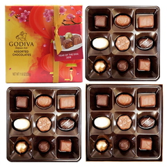 包邮*！GODIVA 歌帝梵 2018新春限量巧克力礼盒套装 每盒27颗 330g  两盒
