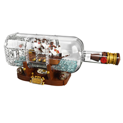 上新！LEGO 乐高 IDEAS系列 21313 Ship in a Bottle 瓶中船