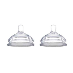 Comotomo 可么多么 自然实感硅胶 奶嘴 可变流量 6个月+ 2个装