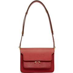 Marni Red Small Trunk Shoulder Bag 小款红色风琴包