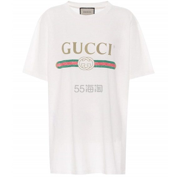 【补货明星同款】Gucci 古驰 印字棉T恤 