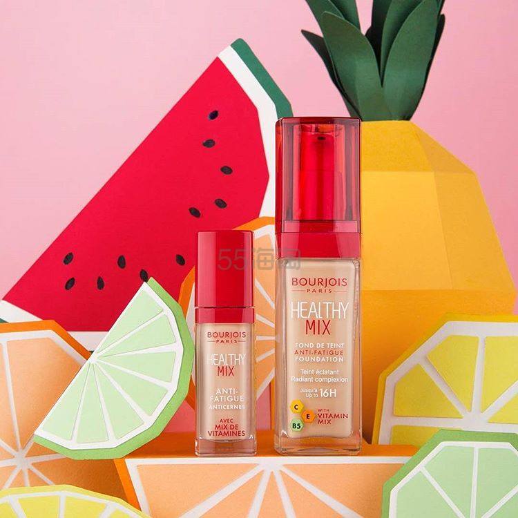 【3件额外6.5折】Bourjois 妙巴黎 果然美肌粉底液 色号51 30ml