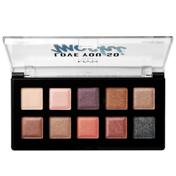 【新品】可直邮！Q弹质地！NYX Love You So Mochi 10色眼影盘