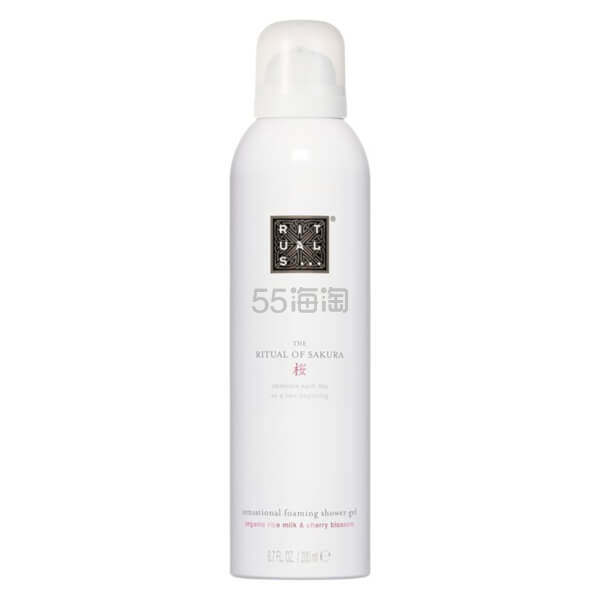 【可直邮】7.8折！Rituals 仪式 有机樱花沐浴啫喱泡沫 200ml