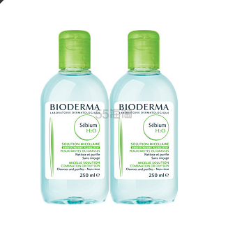  Bioderma 贝德玛 净妍洁肤液控油卸妆水 2*250ml
