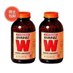 【免邮中国】小S*！wakamoto 健胃清肠通秘W*活性酵素 1000片 *2瓶