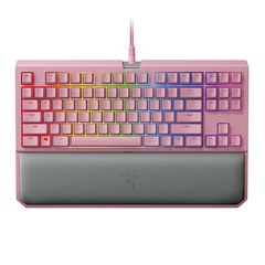 颜值爆表！【美亚直邮】Razer 黑寡妇 Chroma V2 Quartz 系列粉色机械键盘