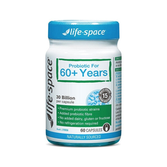【立减5澳】Life Space 老年人益生菌 调节肠胃增强*力 60岁+ 60粒