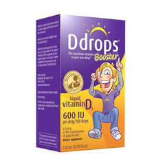 【第2件半价】Ddrops 加强型儿童维生素D3滴剂 600IU 100滴