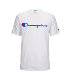 【悄悄卖断货了】Champion 经典款 Script 男士短袖T恤