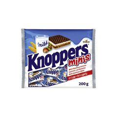 【立减5欧+免邮中国】Knoppers 牛奶榛子巧克力威化 8*25g