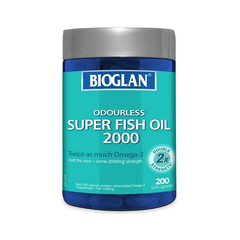 【立减5澳】Bioglan 2000mg 无味超级*油胶囊 200粒