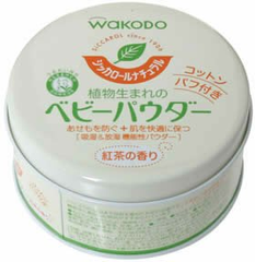 【日本亚马逊】Wakodo 和光堂 天然绿茶爽身粉 120g