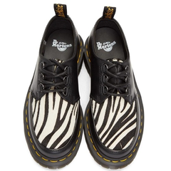 Dr. Martens Black Ramsey Zebra Derbys 黑色*马纹德比鞋