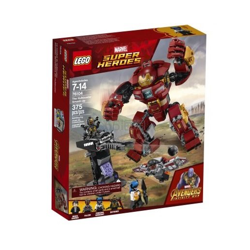 LEGO 乐高 超级英雄系列 76104 钢铁侠反浩克装甲 