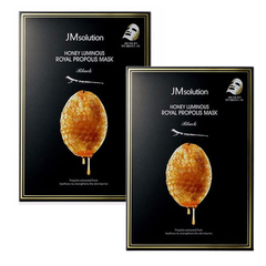 【55专享】JMsolution 水光蜂蜜补水保湿面膜 10片/盒 2盒