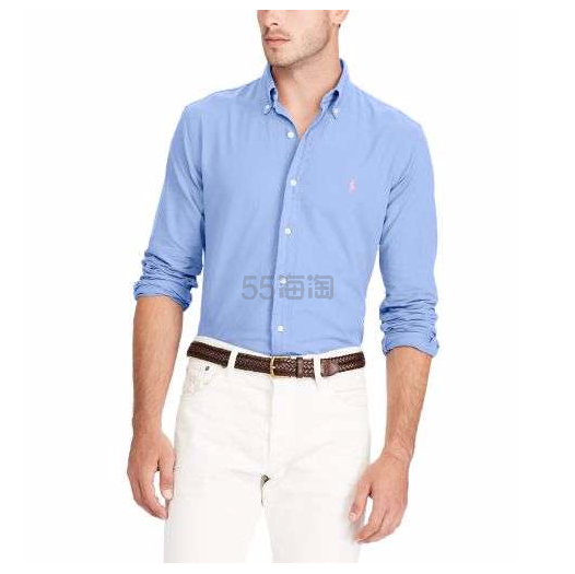 5色选！Ralph Lauren 拉夫劳伦 Slim Fit Oxford 男士纯棉衬衫 