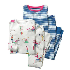 MINI BODEN Two-Pack Fitted Two-Piece Pajamas 女童两套睡衣