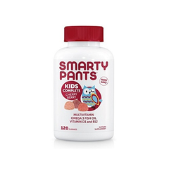 史低价！【美亚自营】Smartypants 儿童多种复合维生素+Omega3*油软糖 120粒