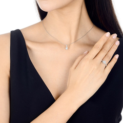【周生生】Infini Love Diamond 全爱钻 婚嫁系列 900铂金钻石戒指 1.06克拉