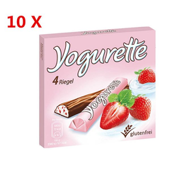 【*高立减13欧】Ferrero 费列罗 酸奶草莓巧克力棒 100g*10盒装