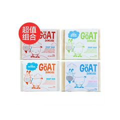 【免邮中国】The Goat Soap *手工皂羊奶皂 100g*4块