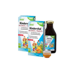 【立减10欧】Salus Kindervital 有机儿童维生素钙+维生素D3果蔬营养液 250ml*2瓶