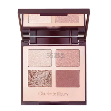 【新品||内附试色】8.5折！Charlotte Tilbury CT 四色眼影盘 玫瑰金新色 色号Exaggereyes