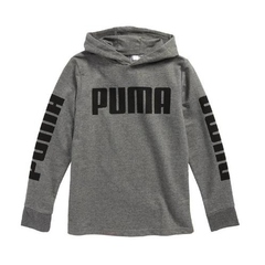 Puma Rebel Logo Graphic Pullover Hoodie 男童款卫衣