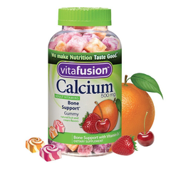 【美亚自营】Vitafusion 成人钙软糖咀嚼钙 100粒 水果味