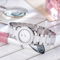 Tissot T-Trend系列 T064.210.22.016.00 女士时装陶瓷镶钻腕表