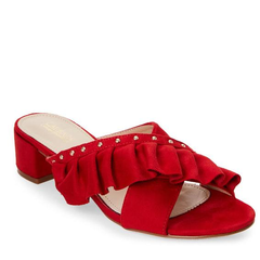 CATHERINE CATHERINE MALANDRINO Red Open Toe Azaria Sandals 红色凉鞋
