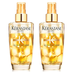 【每瓶相当于231元】Kérastase 卡诗 双重菁纯轻润护发金油 升级水油分离版本 适合细软发质 100ml×2瓶
