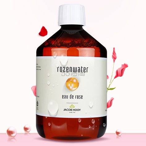 白菜价！JACOB HOOY 雅各布滋润提亮玫瑰水 500ml