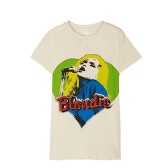【55海淘节】Gigi Hadid、Beyoncé 同款 MADEWORN Blondie 仿旧印花纯棉平纹针织 T 恤