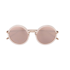 热门品牌 LINDA FARROW round shaped sunglasses