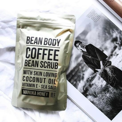 【范冰冰同款】7.5折！Bean Body 咖啡豆身体磨砂膏 麦卡卢蜂蜜 220g