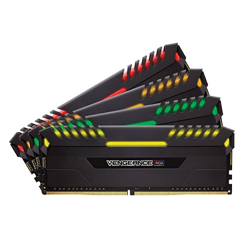 【中亚Prime会员】Corsair 海盗船 Vengeance 复仇者 RGB 32GB (4x8GB) DDR4 3333MHz 内存条套装