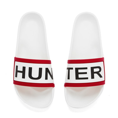 Hunter 女士沙滩鞋-白色
